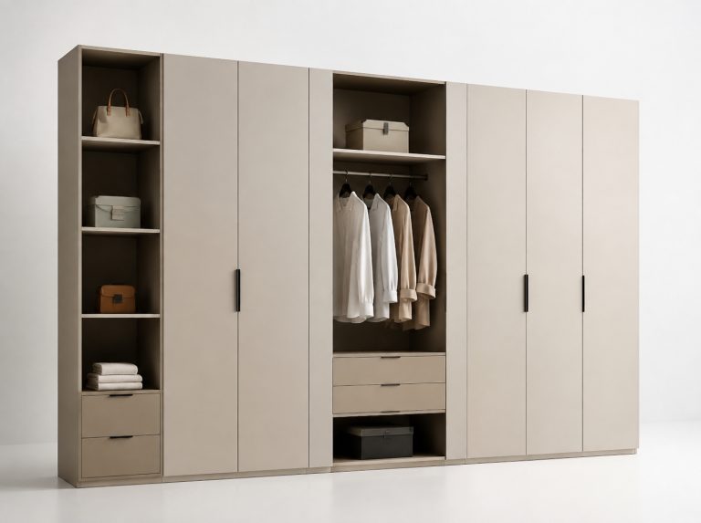 E0级多层实木定制衣柜